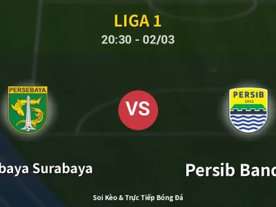 Kết Quả: Persebaya Surabaya 2-2 Persib Bandung – Highlight & Bàn Thắng | Liga 1