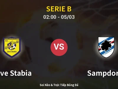 Kết Quả: Juve Stabia 1-1 Sampdoria – Highlight & Bàn Thắng | Serie B