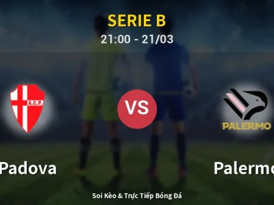 🔴 Trực Tiếp: Padova 0-0 Palermo – Link Xem Serie B (Full HD)