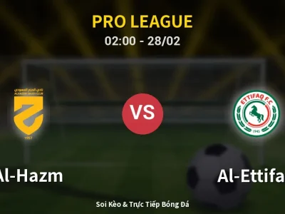 Kết Quả: Al-Hazm 3-1 Al-Ettifaq – Highlight & Bàn Thắng | Pro League