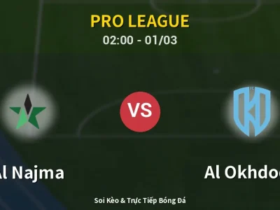 Kết Quả: Al Najma 1-3 Al Okhdood – Highlight & Bàn Thắng | Pro League