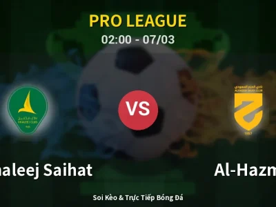 Kết Quả: Al Khaleej Saihat 2-1 Al-Hazm – Highlight & Bàn Thắng | Pro League