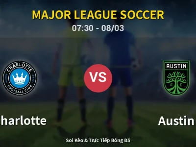 Kết Quả: Charlotte 3-1 Austin – Highlight & Bàn Thắng | Major League Soccer
