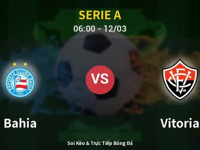 Kết Quả: Bahia 1-1 Vitoria – Highlight & Bàn Thắng | Serie A