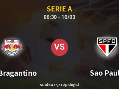 Kết Quả: RB Bragantino 1-2 Sao Paulo – Highlight & Bàn Thắng | Serie A