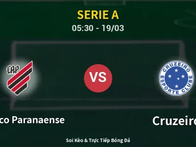 Kết Quả: Atletico Paranaense 2-1 Cruzeiro – Highlight & Bàn Thắng | Serie A