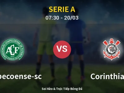 Kết Quả: Chapecoense-sc 0-0 Corinthians – Highlight & Bàn Thắng | Serie A