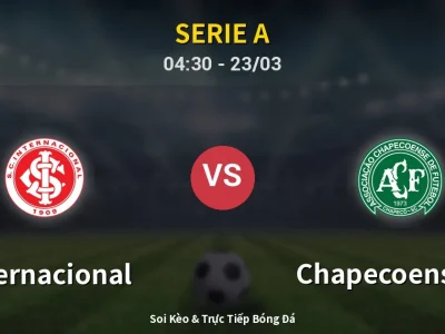 Kết Quả: Internacional 2-0 Chapecoense-sc – Highlight & Bàn Thắng | Serie A