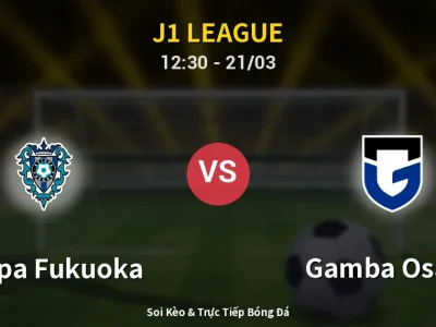 Kết Quả: Avispa Fukuoka 2-2 Gamba Osaka – Highlight & Bàn Thắng | J1 League