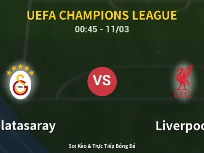 Kết Quả: Galatasaray 1-0 Liverpool – Highlight & Bàn Thắng | UEFA Champions League