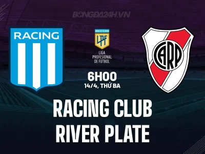 Racing Club vs River Plate: Cuộc chiến bất phân thắng bại? Dự đoán tỷ số chính xác 6h00 ngày 13/4