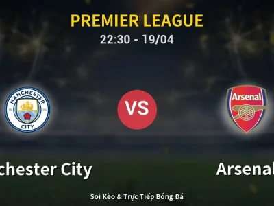 Soi Kèo Manchester City vs Arsenal – 22:30 19/04 | Nhận Định, Dự Đoán Tỷ Số