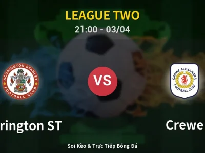 🔴 Trực Tiếp: Accrington ST 2-0 Crewe – Link Xem League Two (Full HD)