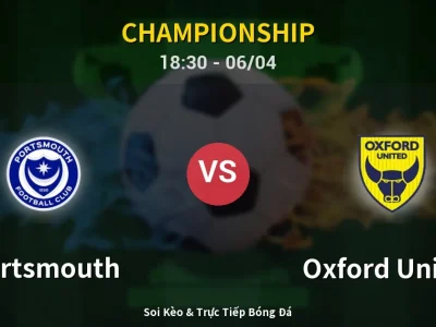 🔴 Trực Tiếp: Portsmouth 1-0 Oxford United – Link Xem Championship (Full HD)