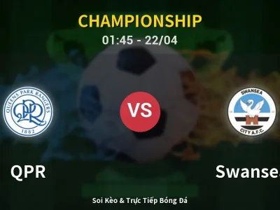 Soi Kèo QPR vs Swansea – 01:45 22/04 | Nhận Định, Dự Đoán Tỷ Số