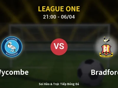 Soi Kèo Wycombe vs Bradford – 21:00 06/04 | Nhận Định, Dự Đoán Tỷ Số
