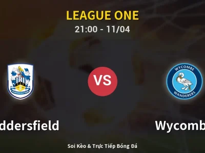 Soi Kèo Huddersfield vs Wycombe – 21:00 11/04 | Nhận Định, Dự Đoán Tỷ Số