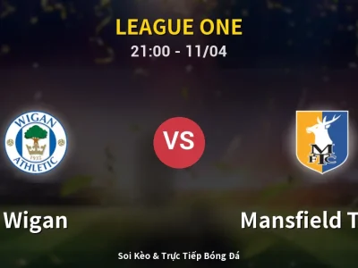 Soi Kèo Wigan vs Mansfield Town – 21:00 11/04 | Nhận Định, Dự Đoán Tỷ Số