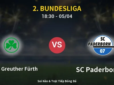 Soi Kèo SpVgg Greuther Fürth vs SC Paderborn 07 – 18:30 05/04 | Nhận Định, Dự Đoán Tỷ Số