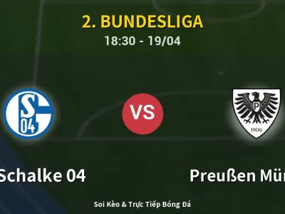 Kết Quả: FC Schalke 04 4-1 Preußen Münster – Highlight & Bàn Thắng | 2. Bundesliga