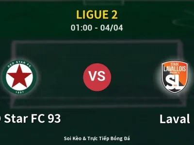 Kết Quả: RED Star FC 93 0-0 Laval – Highlight & Bàn Thắng | Ligue 2