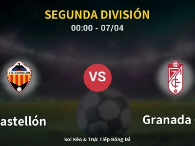 Kết Quả: Castellón 3-2 Granada CF – Highlight & Bàn Thắng | Segunda División