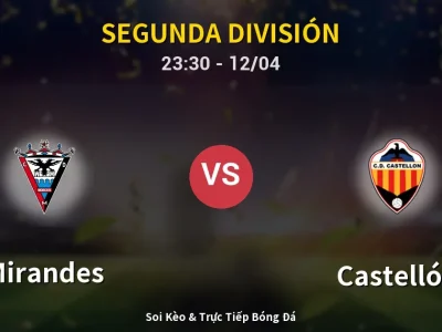 Soi Kèo Mirandes vs Castellón – 23:30 12/04 | Nhận Định, Dự Đoán Tỷ Số