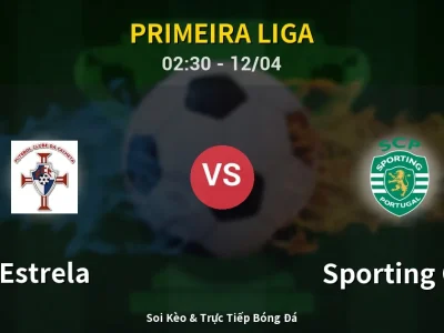 Soi Kèo Estrela vs Sporting CP – 02:30 12/04 | Nhận Định, Dự Đoán Tỷ Số
