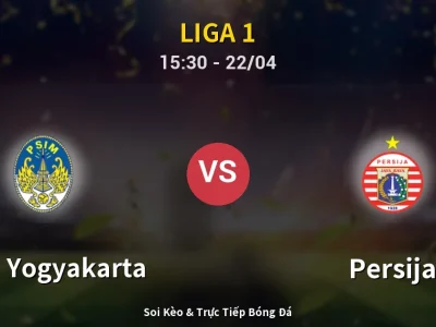 Soi Kèo PSIM Yogyakarta vs Persija – 15:30 22/04 | Nhận Định, Dự Đoán Tỷ Số