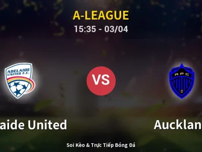 Kết Quả: Adelaide United 1-1 Auckland – Highlight & Bàn Thắng | A-League