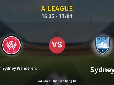 Soi Kèo Western Sydney Wanderers vs Sydney – 16:35 11/04 | Nhận Định, Dự Đoán Tỷ Số