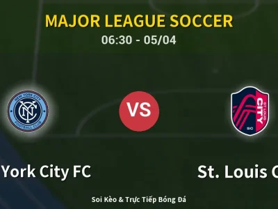 Kết Quả: New York City FC 1-1 St. Louis City – Highlight & Bàn Thắng | Major League Soccer