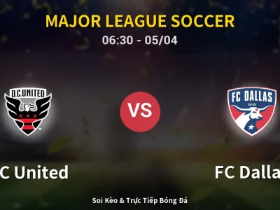Kết Quả: DC United 0-4 FC Dallas – Highlight & Bàn Thắng | Major League Soccer