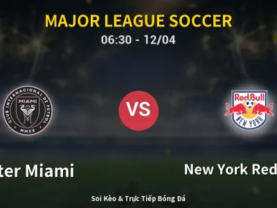 Kết Quả: Inter Miami 2-2 New York Red Bulls – Highlight & Bàn Thắng | Major League Soccer