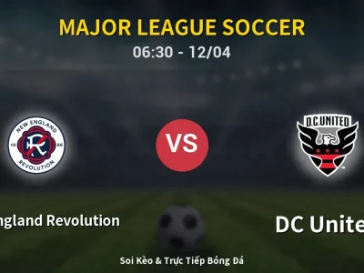 Kết Quả: New England Revolution 1-0 DC United – Highlight & Bàn Thắng | Major League Soccer