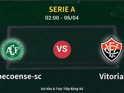 Kết Quả: Chapecoense-sc 1-1 Vitoria – Highlight & Bàn Thắng | Serie A