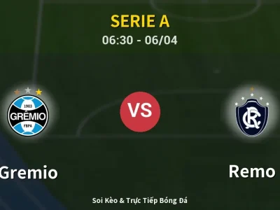 Kết Quả: Gremio 0-0 Remo – Highlight & Bàn Thắng | Serie A