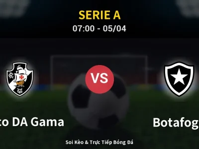 Kết Quả: Vasco DA Gama 1-2 Botafogo – Highlight & Bàn Thắng | Serie A