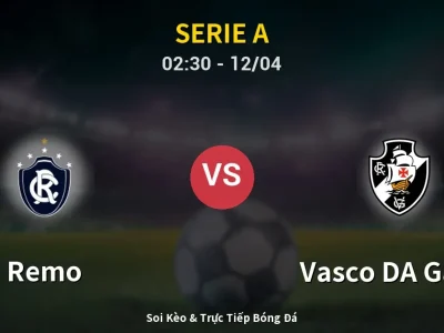 Kết Quả: Remo 1-1 Vasco DA Gama – Highlight & Bàn Thắng | Serie A