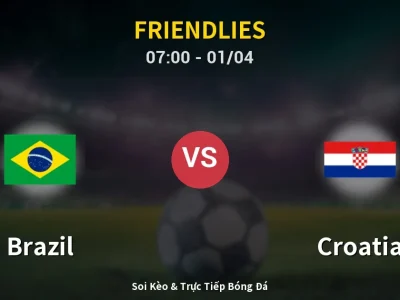 Kết Quả: Brazil 3-1 Croatia – Highlight & Bàn Thắng | Friendlies