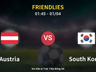 Kết Quả: Austria 1-0 South Korea – Highlight & Bàn Thắng | Friendlies