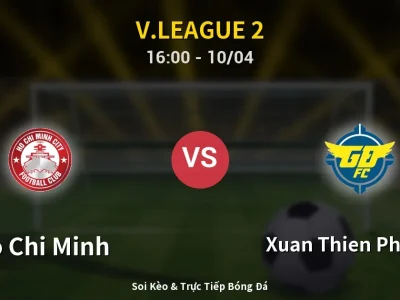 🔴 Trực Tiếp: Ho Chi Minh 1-3 Xuan Thien Phu Tho – Link Xem V.League 2 (Full HD)