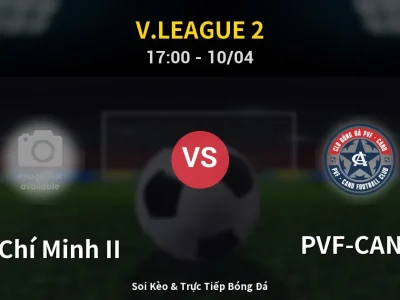 🔴 Trực Tiếp: Hồ Chí Minh II 0-1 PVF-CAND – Link Xem V.League 2 (Full HD)
