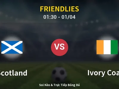 Kết Quả: Scotland 0-1 Ivory Coast – Highlight & Bàn Thắng | Friendlies